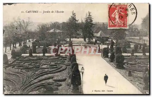 Castres - Jardin de l&#39Eveche - Ansichtskarte AK