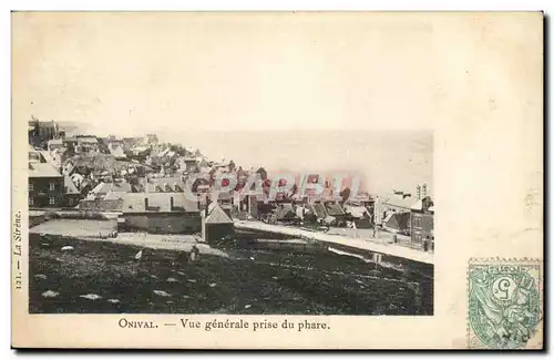 Onival - Vue Generale prise du phare - Cartes postales