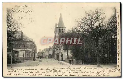 Montdidier - Rue Paramentier - Cartes postales