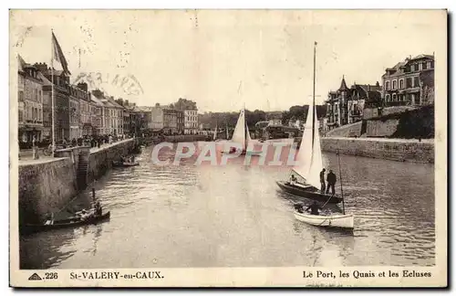 St Valery - Le Port des Quais - Les Ecluses - Cartes postales