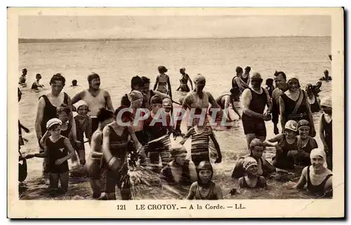 Le Crotoy - A la Corde - La Plage - baigner - Cartes postales