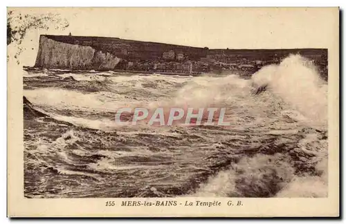 Mers les Bains - La Tempete - Cartes postales