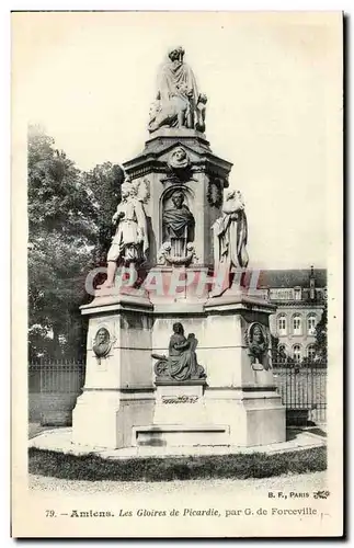 Amiens - Les Gloires de Picardie - Ansichtskarte AK