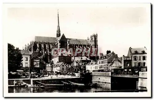 Amiens - Marche sur l&#39Eau - La Cathedrale - Cartes postales