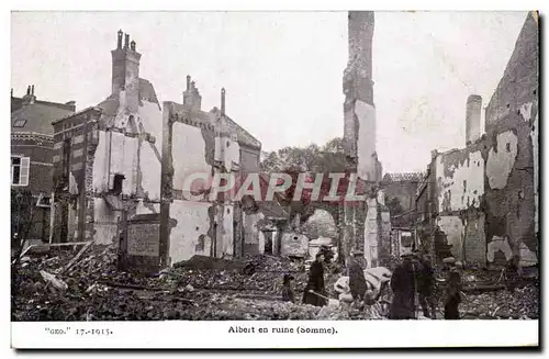 Albert en ruines - Cartes postales