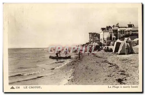 Le Crotoy - La Plage a maree haute - Cartes postales