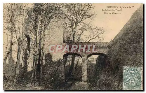 Dourdan - Rue de Chartres - Interieur des Fosses - Ansichtskarte AK