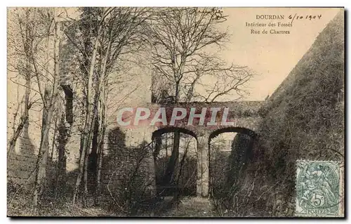 Dourdan - Rue de Chartres - Interieur des Fosses - Cartes postales