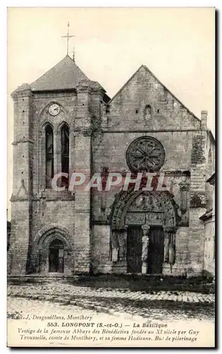 Longpont - La Basilique - Cartes postales