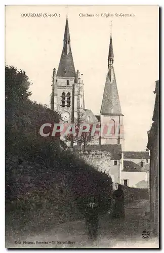 Dourdan - Clochers de l'Eglise St Germain - Cartes postales