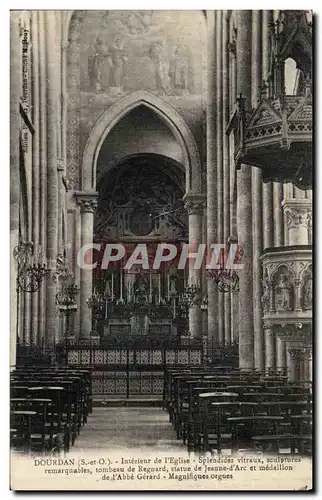 Dourdan - Interieur de l'Eglise - Cartes postales