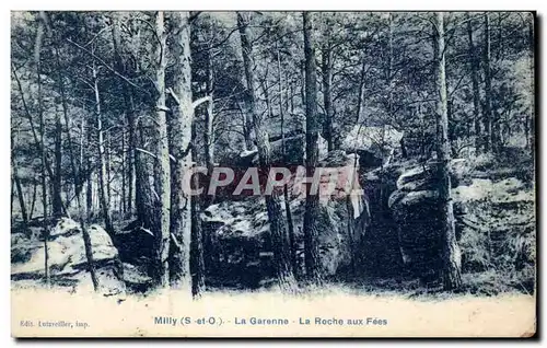 Milly la Foret - La Garenne - La Roche aux Fees - Ansichtskarte AK