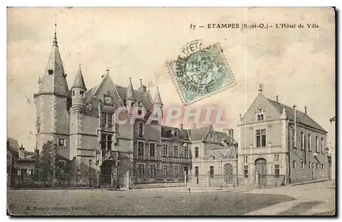 Cartes postales Etampes Hotel de ville