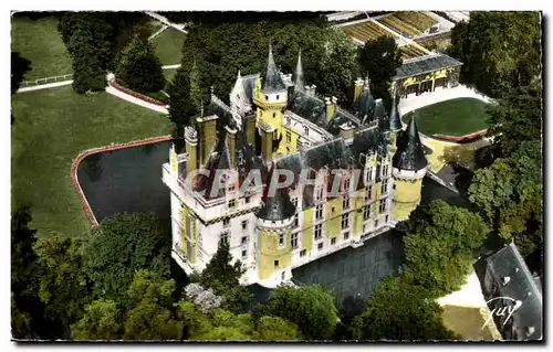 Cartes postales moderne En avion sur Vigny Le chateau