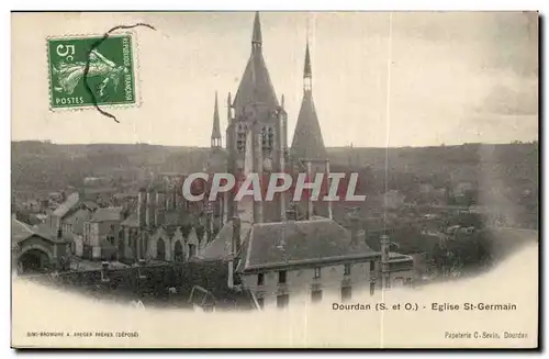 Ansichtskarte AK Dourdan Eglise St Germain