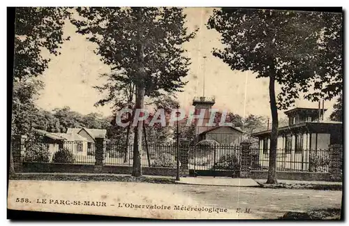 Cartes postales Le Parc St Maur L'observatoire metereologique
