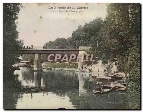 Cartes postales La Boucle de la marne Pont de Champigny