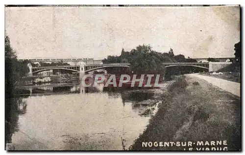 Cartes postales Nogent sur Marne Le viaduc