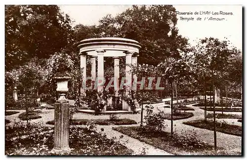 Cartes postales Roseraie de l&#39Hay les Roses Temple de l&#39amour