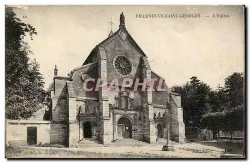 Cartes postales Villeneuve Saint Georges L&#39eglise