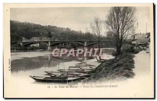 La Tour de Marne Cartes postales Pont de Chennevieres