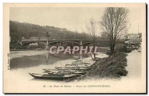 Le Tour de Marne Cartes postales Pont de Chennevieres
