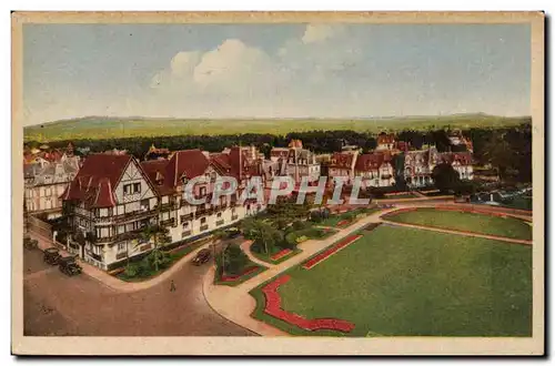 Cartes postales Cabourg Panorama et les jardins