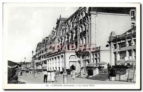 Cabourg Cartes postales Le grand hotel