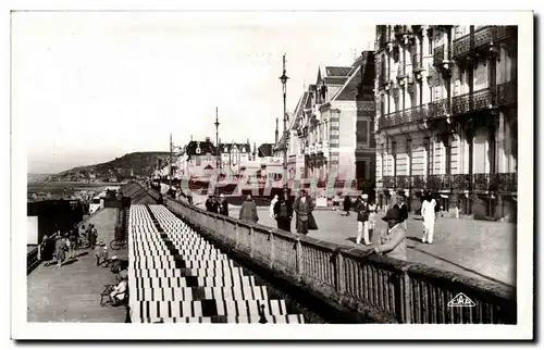 Cabourg Cartes postales Boulevard des anglais et la plage