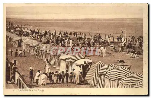 Cabourg Cartes postales La plage