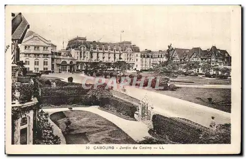 Cabourg Ansichtskarte AK Jardin du casino