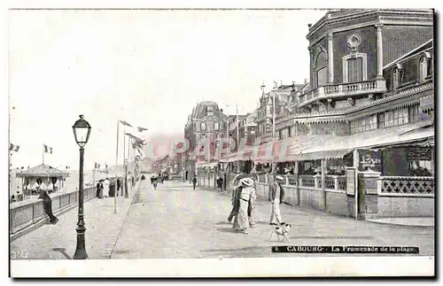 Cabourg Cartes postales La promenade de la plage