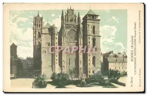 Rodez Ansichtskarte AK Cathedrale Notre Dame
