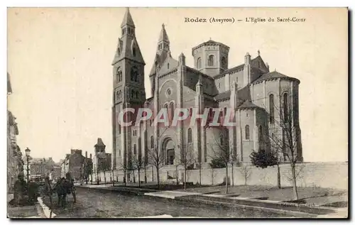 Rodez Cartes postales L'eglise du Sacre Coeur