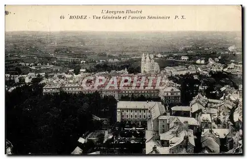 Rodez Ansichtskarte AK Vue generale et l&#39ancien seminaire