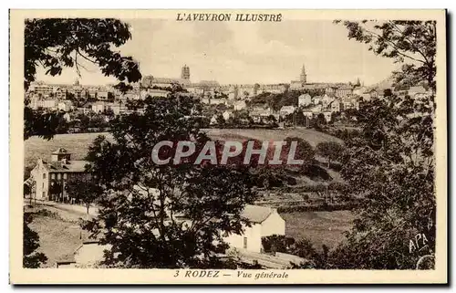 Rodez Cartes postales Vue generale