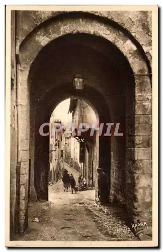 Cartes postales Millau Rue de Voultre Porte de Pozous