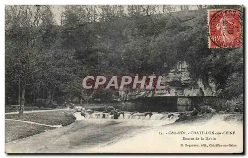 Cartes postales Chatillon sur Seine Source de la Douix