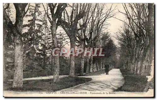 Cartes postales Chatillon sur Seine Promenade de la Douix