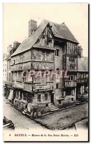 Cartes postales Bayeux Maison de la rue St Martin