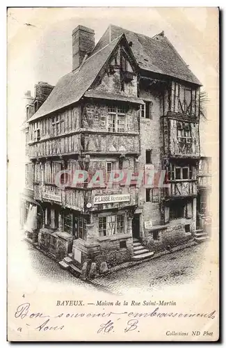 Cartes postales Bayeux Maison de la rue Saint Martin