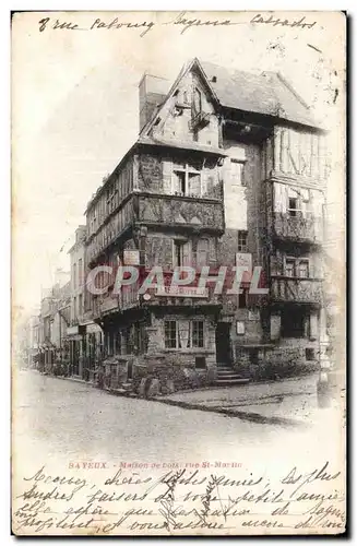 Cartes postales Bayeux Maison de bois Rue St Martin