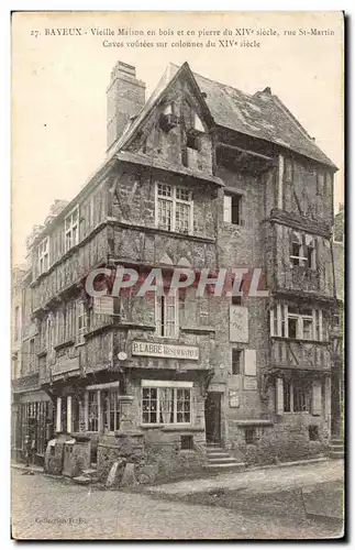 Cartes postales Bayeux Maison de bois Rue St Martin