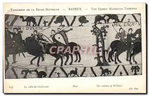 Cartes postales Bayeux Tapisserie de la Reine Mathilde Le suite de Guillaume