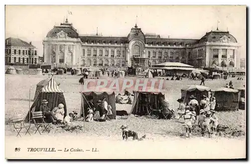 Cartes postales Trouville Le casino