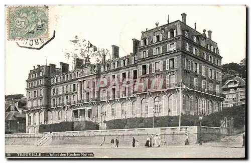 Cartes postales Trouville L&#39hotel des Roches noires