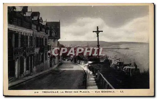 Cartes postales Trouville Reine des plages Vue generale