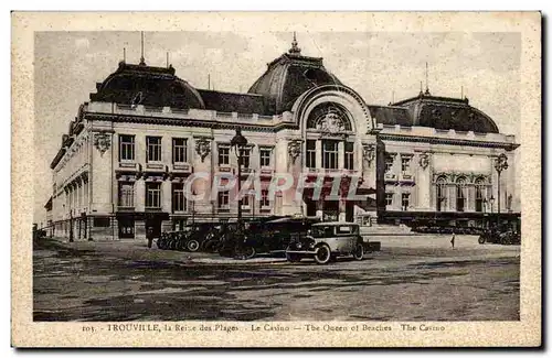 Ansichtskarte AK Trouville Entree principale Le casino