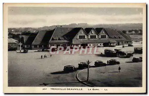 Cartes postales Trouville Deauville La gare