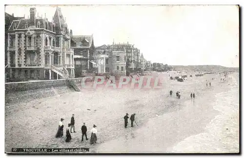 Ansichtskarte AK Trouville Les villas et chalets